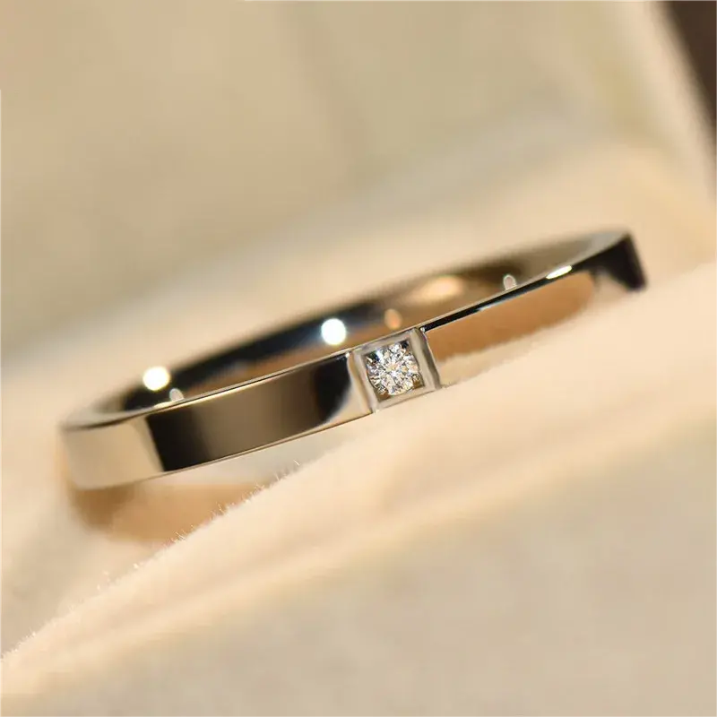 Elegant Zirconia Forged Ring main image 1