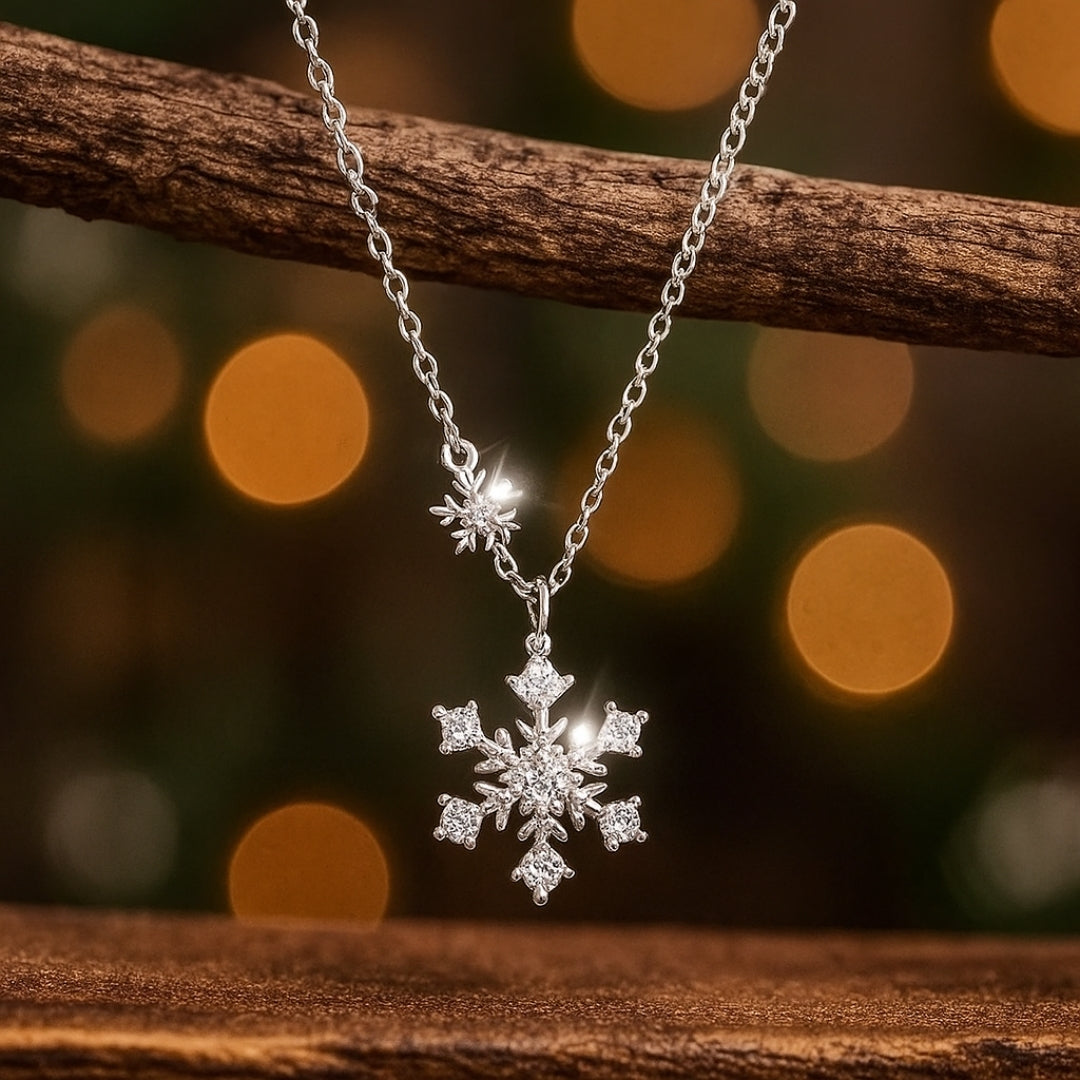 Snowflake Crystal Necklace