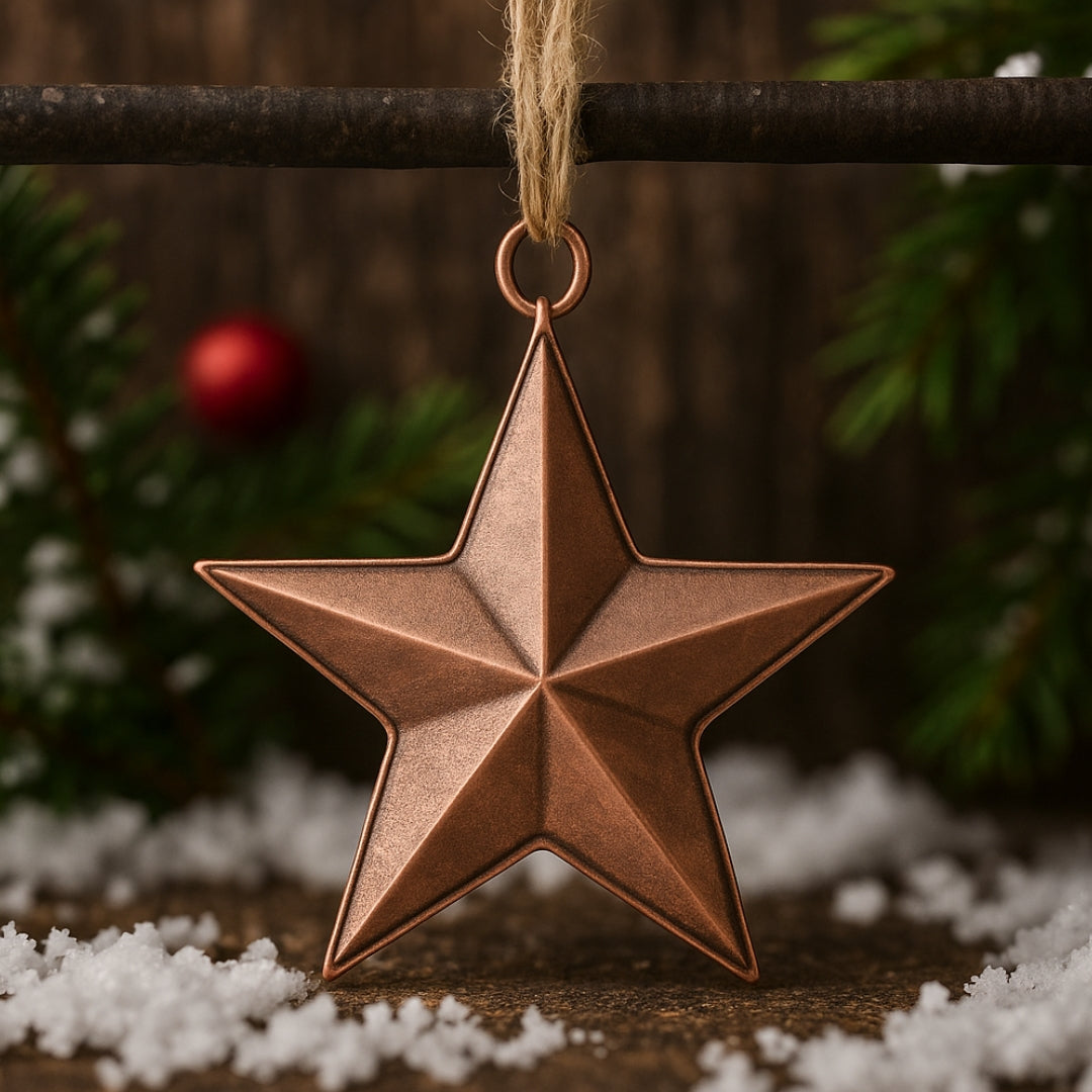 Bronze Star of Bethlehem Necklace