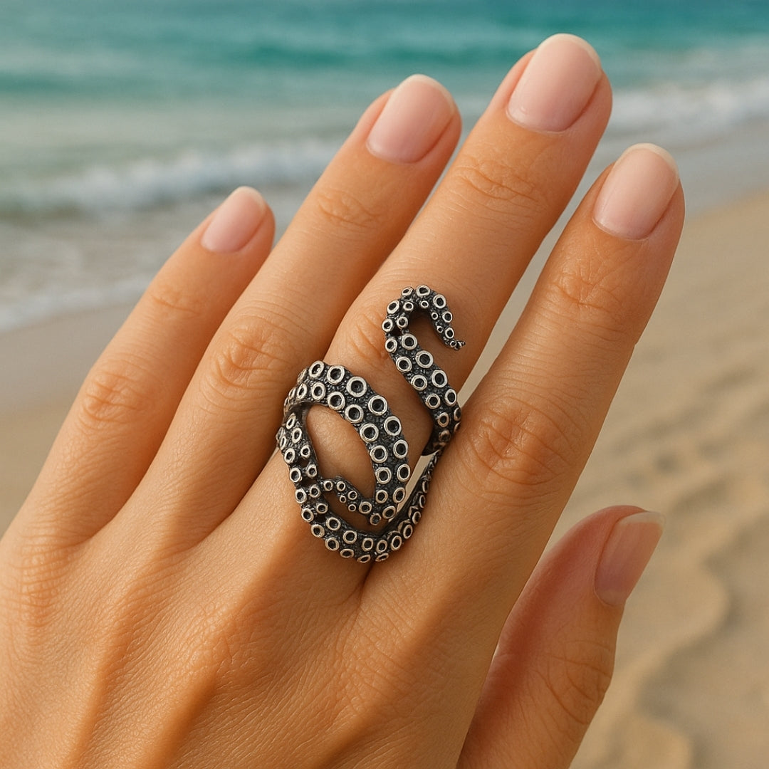 Adjustable Tentacles Ocean Ring