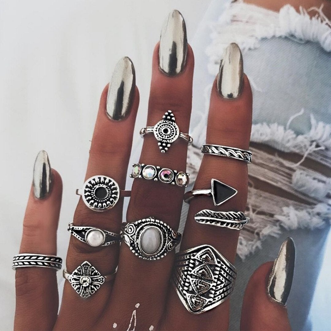 Unique Premium Pack of 8 to 12 Rings