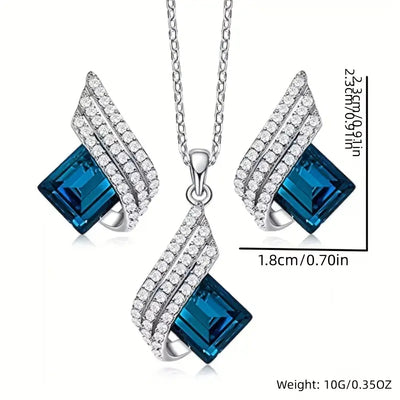 Brienne Solazure Jewelry Set | White Gold