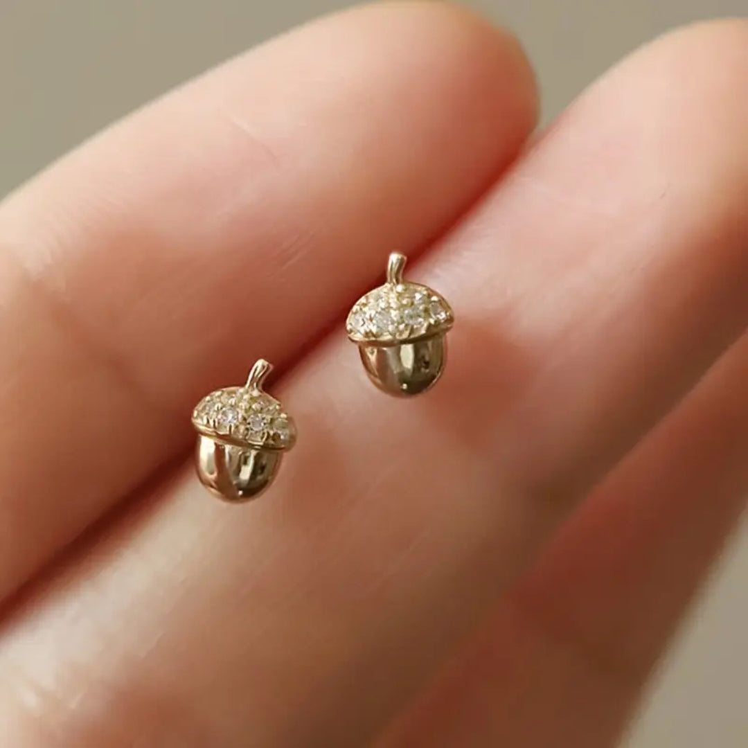 Golden Hazelnut Earrings