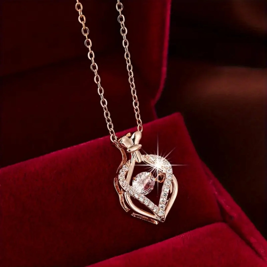Sparkling Elegant Gold Necklace
