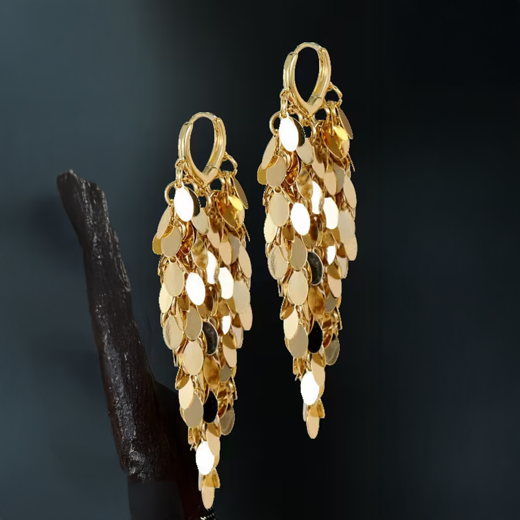 Cascade Sequin Earrings