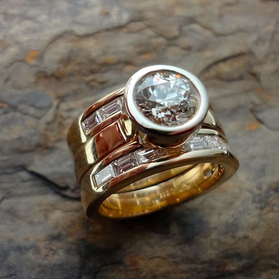 Vintage Layered Glass Ring