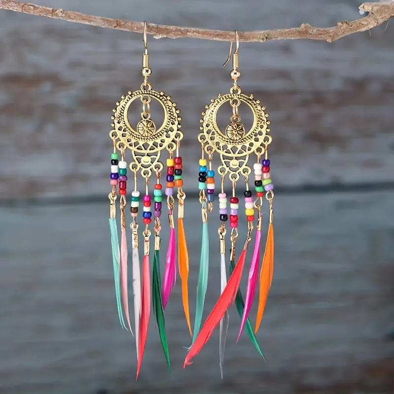 Dangling Colorful Earrings