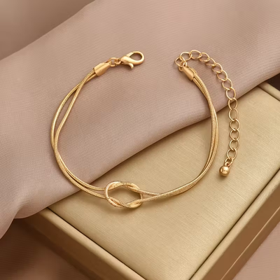 Golden Bow Bracelet